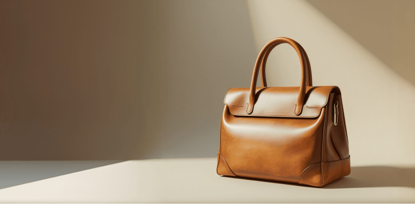 Bolsa de couro elegante